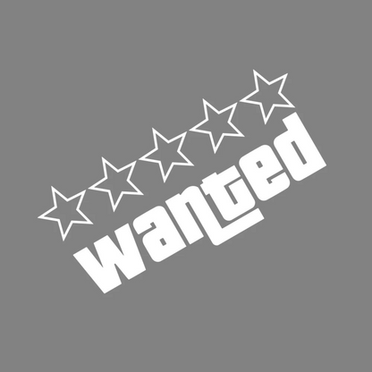 Naklejka Wanted
