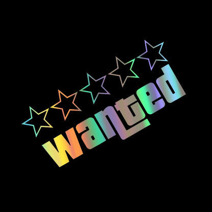 Naklejka Wanted
